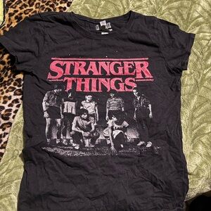 Stranger Things Kids Graphic Tee - Charcoal